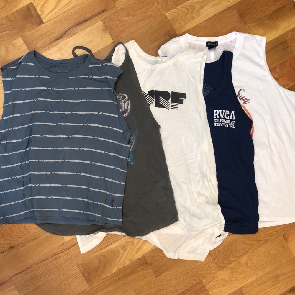 Billabong rvca surf tank sleeveless lot